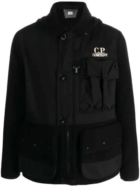 Geacă C.p. Company cu glugă negru
