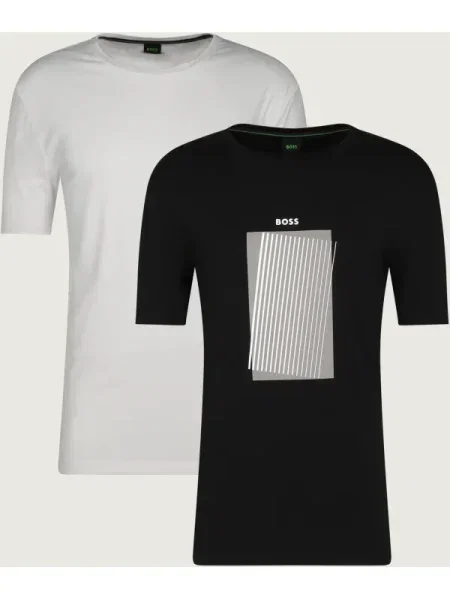 BOSS GREEN Tricou | regular fit alb