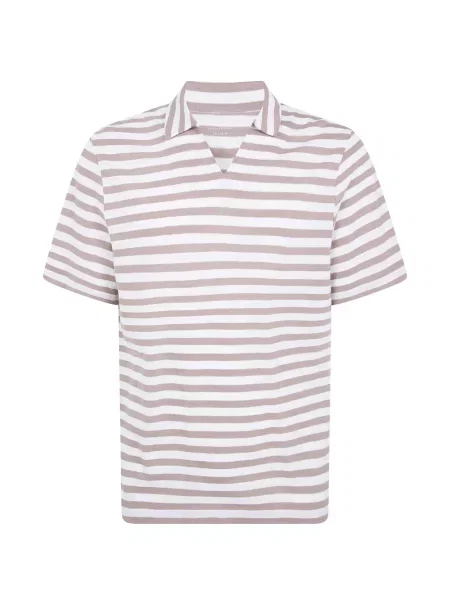 Tricou Majestic Filatures cu decolteu în V alb