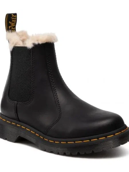 Dr. Martens Členková obuv s elastickým prvkom Leonore čierna