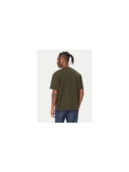 Guess T-shirt Tamno Oversize zelena