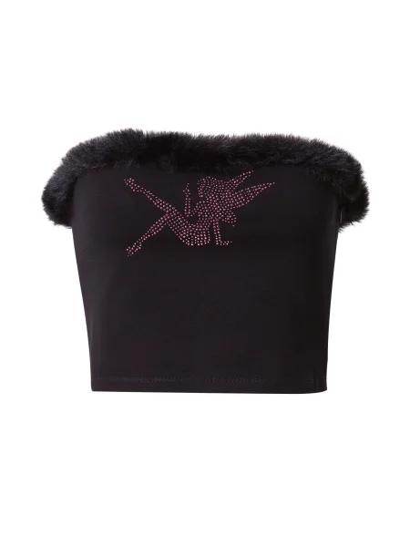 SHYX Top Fleur' negru