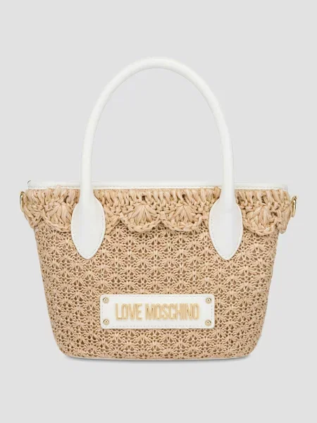 Moschino Сумка Поліетилен бежевий