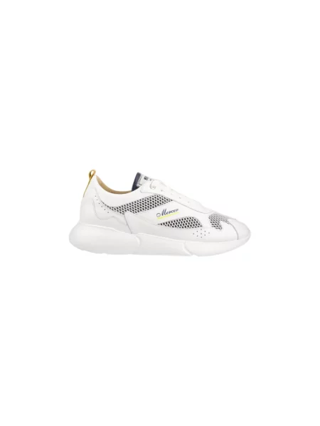 Sneakersy The Mercer Brand skórzane białe