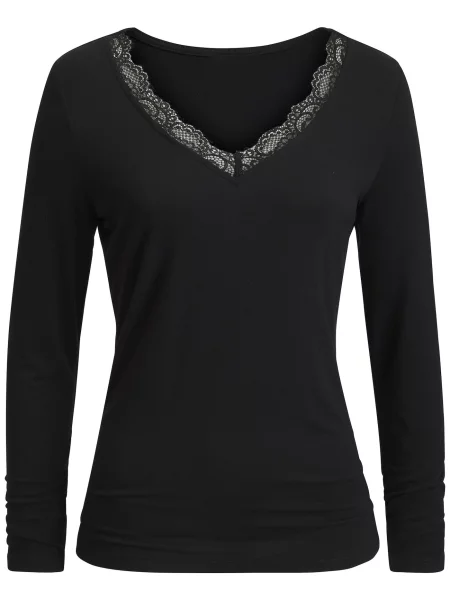 LASCANA Tricou negru