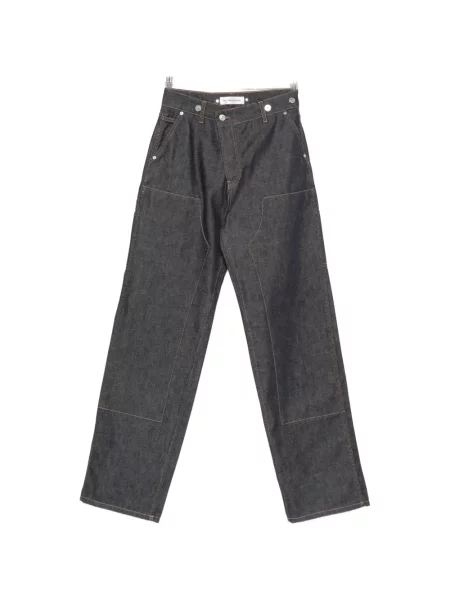 Blugi Victoria Beckham cu autograf albastru