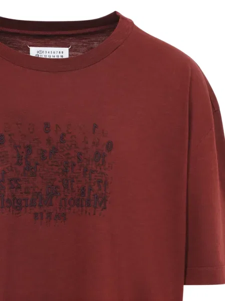Grafic tricou Maison Margiela roșu