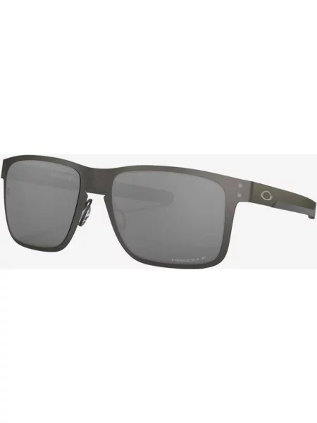 Okulary przeciwsłoneczne Oakley Holbrook Metal Matte Grey z czarnymi soczewkami polaryzacyjnymi Prizm szare