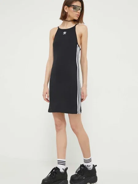 Öltöny mini ruha Adidas Originals fekete