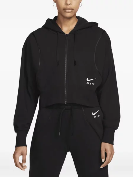 Koszulka Nike polarowa do biegania z nadrukiem szara