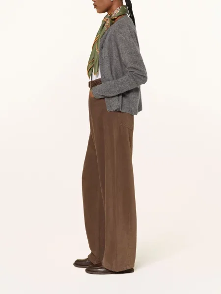 Weekend Max Mara Barrel Džíny Ordine brown hnědé