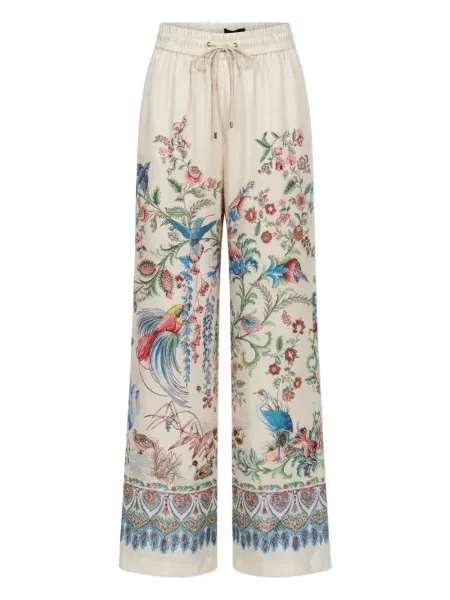 Pantaloni Etro cu model floral cu imagine