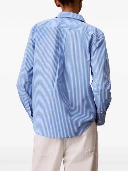 Cămașă Calvin Klein cu dungi albastru