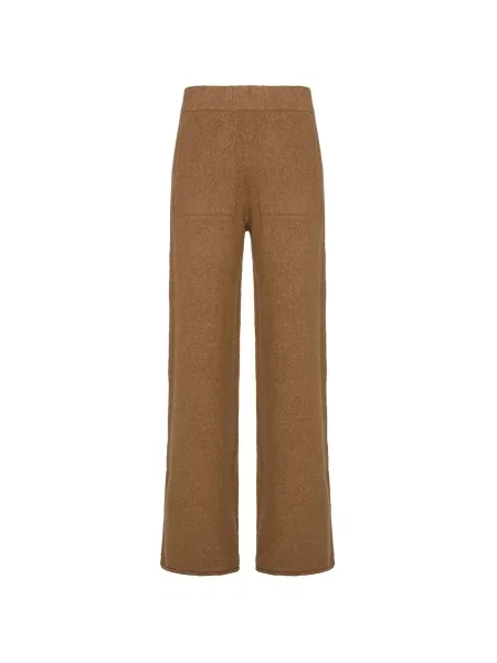 Pantaloni Deha tricotate maro