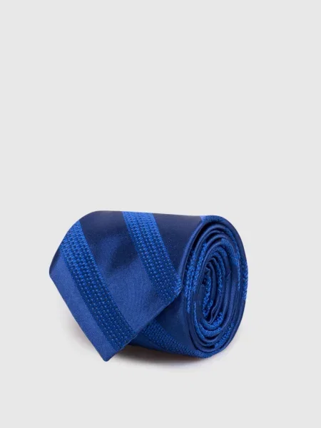 Галстук Stefano Ricci в полоску синий