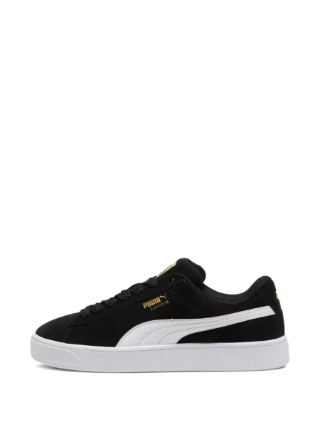 Sneakerși Puma Suede din piele de căprioară alb