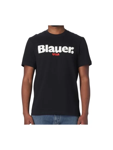 Koszulka Blauer z logo czarna