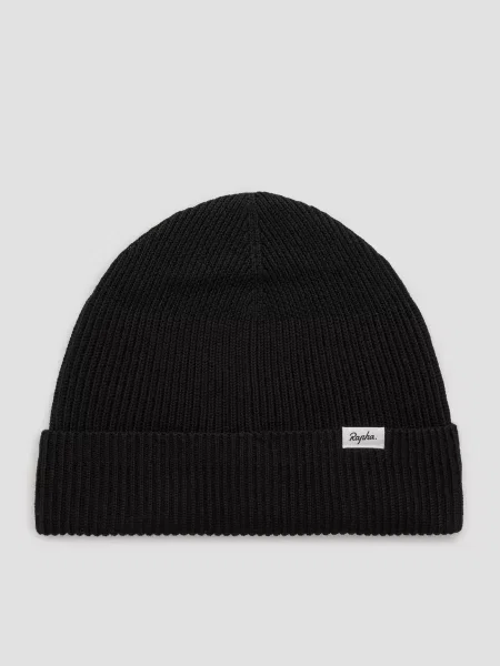 Czapka Zimowa Rapha Logo Beanie czarna