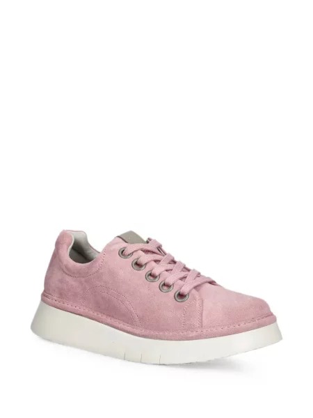 Sneakers Fly London σουέντ ροζ