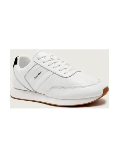 Calvin Klein Teniși din piele RETRO RUNNER alb