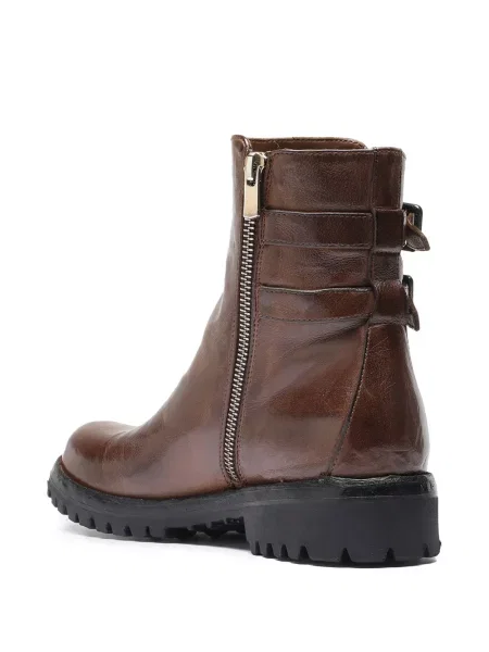 Botine Officine Creative din piele maro