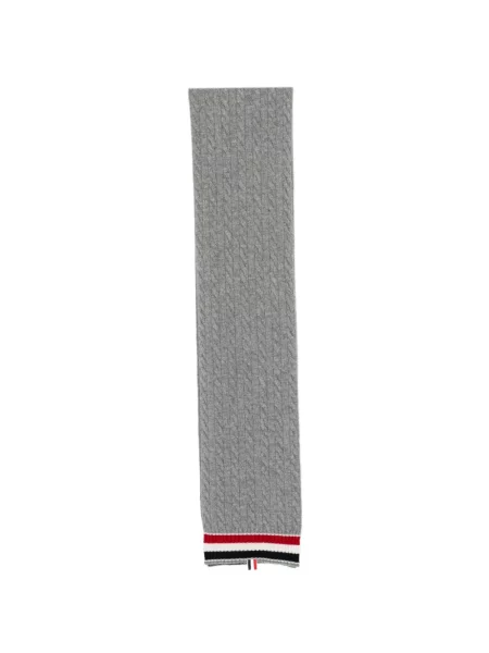 Вълнен шал Thom Browne сиво