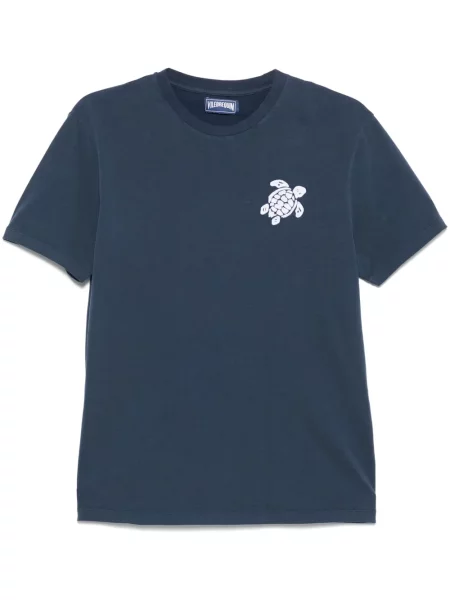Tričko Vilebrequin s výšivkou modré