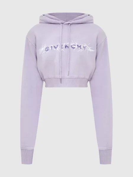Худі з принтом Barbed Wire Givenchy фіолетове