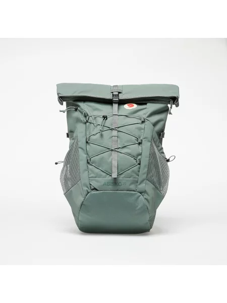 Однотонный большой рюкзак Fjallraven зеленый
