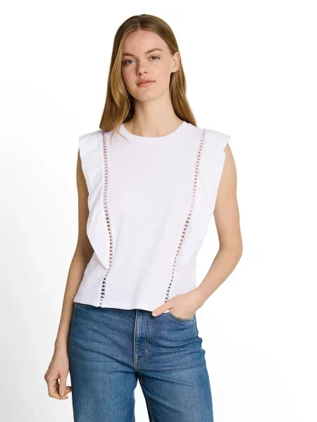 TOM TAILOR DENIM Póló fehér