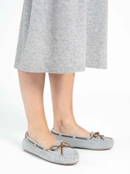 Minnetonka Papuci de casă Cally deschis gri