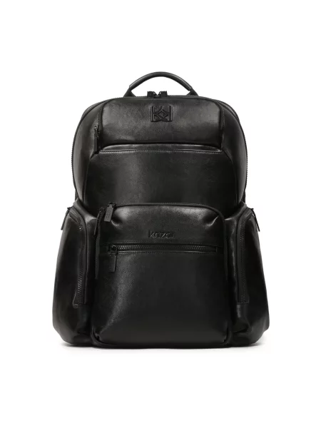 Torba na laptopa Kazar skórzana czarna