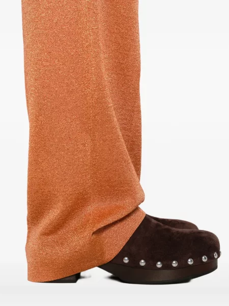 Pantaloni Miu Miu portocaliu
