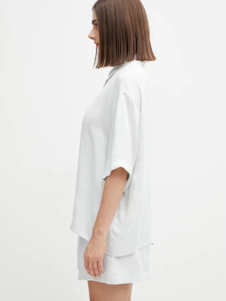Anine Bing COCO SHIRT SPRING MINT πουκάμισο από lyocell γυναικείο μέντα