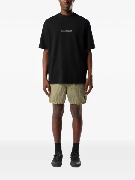 Μπλούζα Stone Island από ζέρσεϋ πέτρες μαύρο