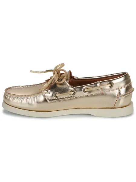 Pantofi Sebago auriu