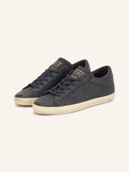 Golden Goose Sneakersy Super-Star blau granatowe