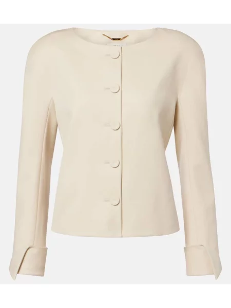 Geacă Chloé de lână bej