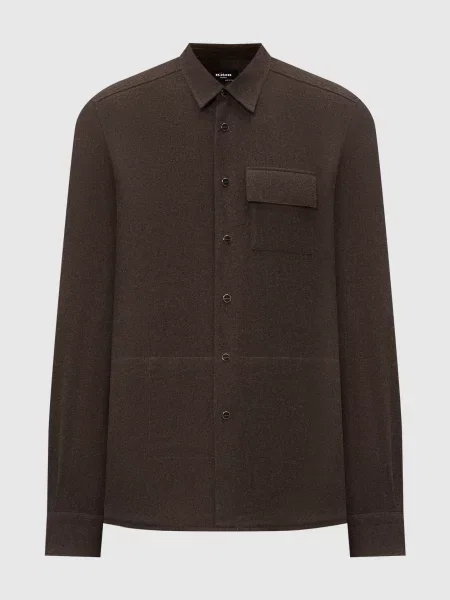 Сорочка Kiton коричнева
