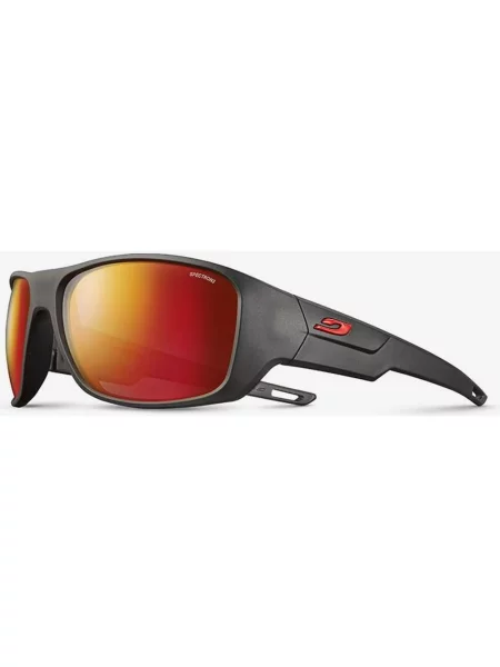Matowe okulary Julbo Rookie 2 z czerwonymi soczewkami dla dzieci Spectron 3 czarne