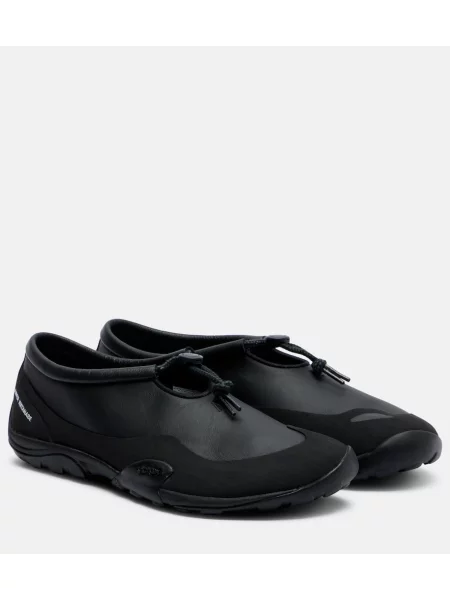 Sneakerși Junya Watanabe din piele negru