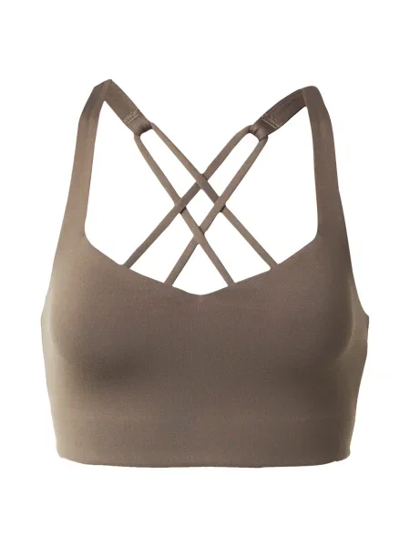Girlfriend Collective Športová podprsenka Float Riley Sweetheart hnedá melírovaná béžová