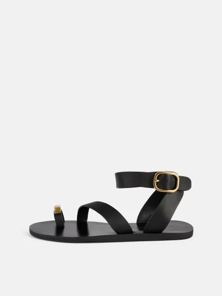 HANDMADE SHOES Flip-flops OCEAN ODYSSEY' negru