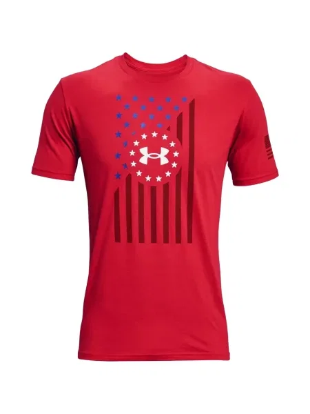 Tricou Under Armour cu imagine roșu