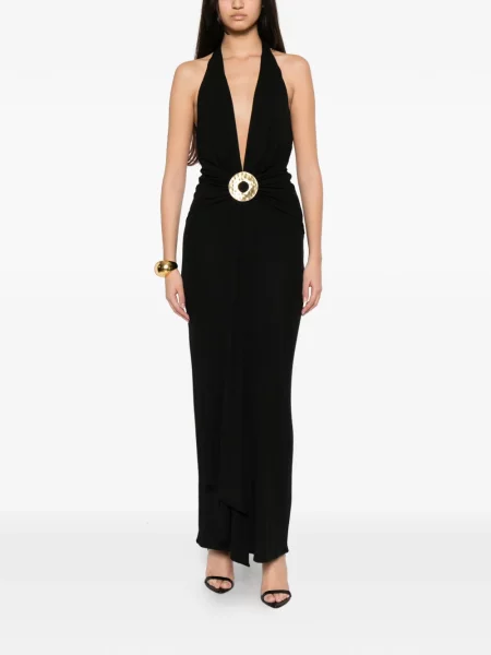 Rochie Cult Gaia cu gât halter negru