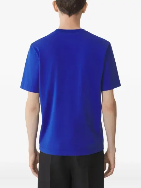 Tricou Lanvin cu broderie albastru