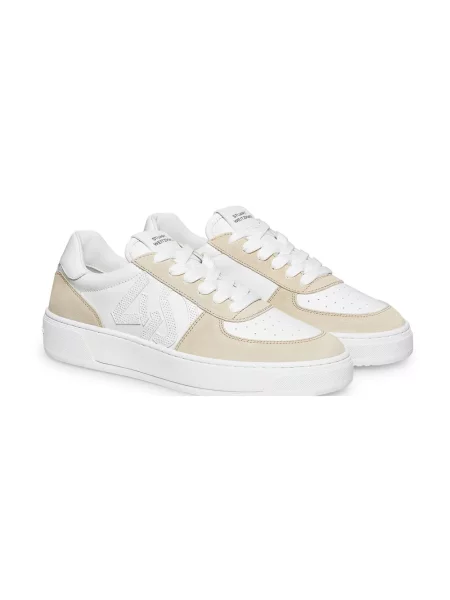 Sneakersy Stuart Weitzman skórzane białe
