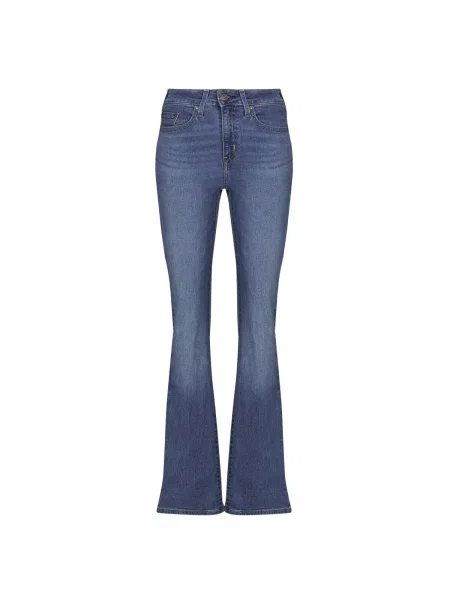 Džínsy so strihom ku čižmám Levi's s vysokým pásom modrá