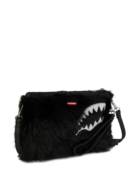 Torba Sprayground z futerkiem czarna