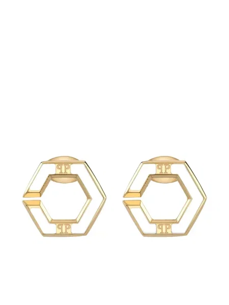 Cercei Philipp Plein de cristal auriu